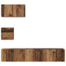 Dulap pentru TV pe Perete 4 pcs Lemn vechi 80 x 30 x 30.5 cm - WALTI WALTI