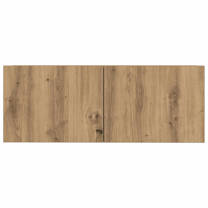 Set dulapuri pentru televizor Pe perete 4 pcs stejar artizanal - WALTI WALTI