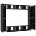 Set comodă TV 10 pcs Stejar negru Mediu 30.5 x 30 x 90 cm - WALTI WALTI