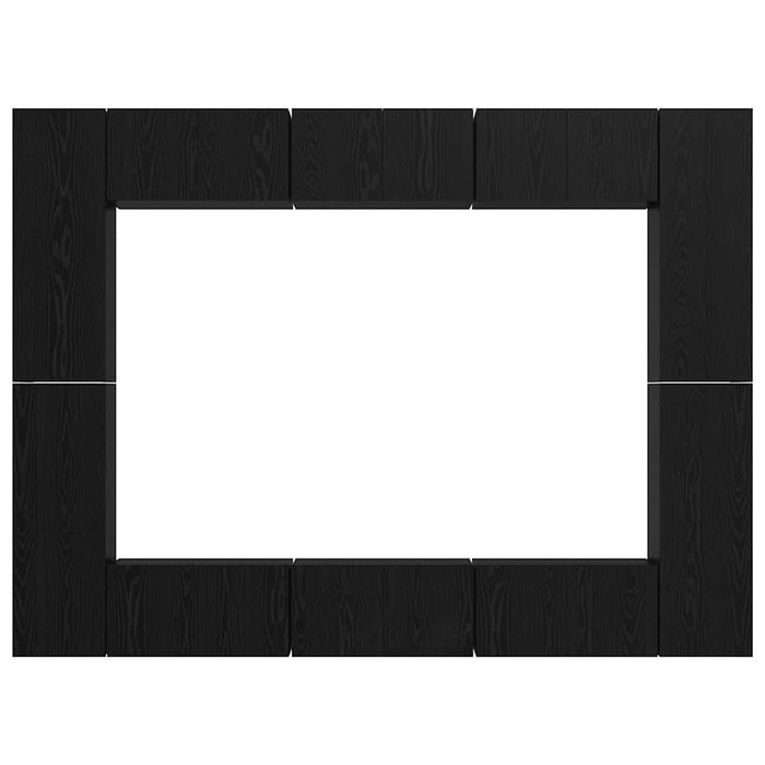 Set comodă TV 10 pcs Stejar negru Mediu 30.5 x 30 x 90 cm - WALTI WALTI