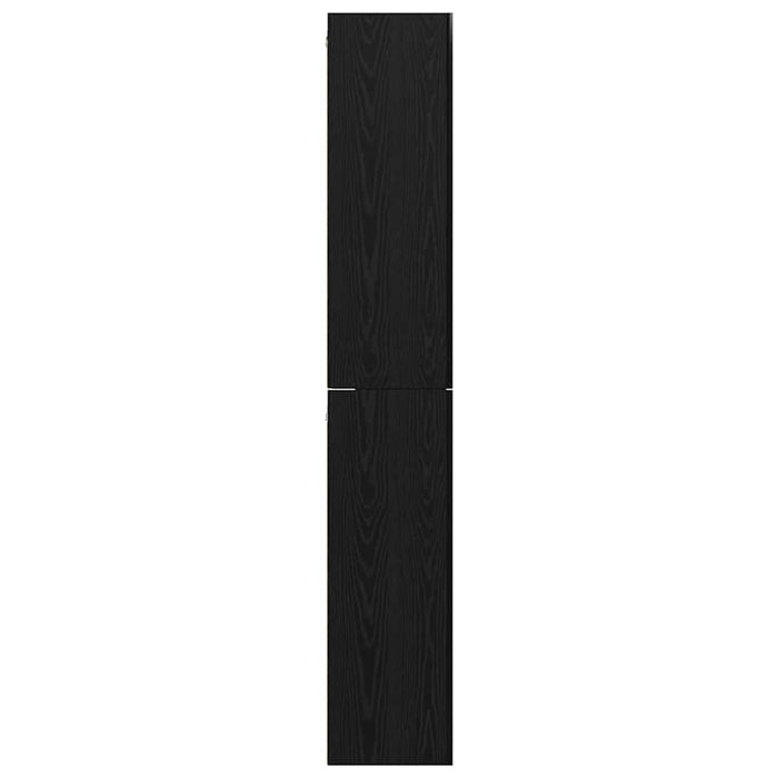 Set comodă TV 10 pcs Stejar negru Mediu 30.5 x 30 x 90 cm - WALTI WALTI