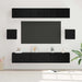 Set comodă TV Pe perete 8 pcs Stejar Negru Lemn compozit - WALTI WALTI