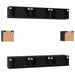Set comodă TV Pe perete 8 pcs Stejar Negru Lemn compozit - WALTI WALTI