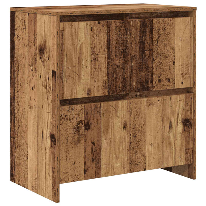 Bufet cu sertar 3 pcs Lemn vechi 70 x 41 x 75 cm Lemn compozit - WALTI WALTI