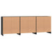 Bufet 3 pcs Stejar negru 70 x 41 x 75 cm Lemn compozit - WALTI WALTI