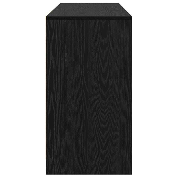 Bufet 3 pcs Stejar Negru 70 x 41 x 75 cm Lemn compozit - WALTI WALTI