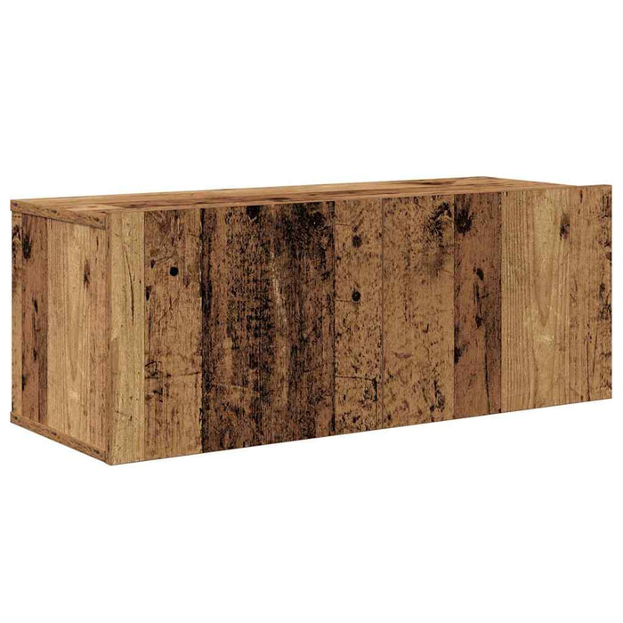 Set comodă TV Pe perete 6 pcs Lemn Vechi Lemn compozit - WALTI WALTI