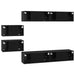 Set comodă TV Pe perete 6 pcs Stejar Negru Lemn compozit - WALTI WALTI
