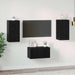 Set comodă TV cu raft 3 pcs Stejar negru 60 x 30 x 30.5 cm - WALTI WALTI