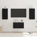 Set comodă TV cu raft 3 pcs Stejar negru 60 x 30 x 30.5 cm - WALTI WALTI
