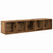 Set dulap TV 2 pcs Lemn vechi 37 x 37 x 142.5 cm Lemn compozit - WALTI WALTI
