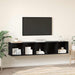 Set dulap TV 2 pcs Stejar negru 37 x 37 x 142.5 cm - WALTI WALTI
