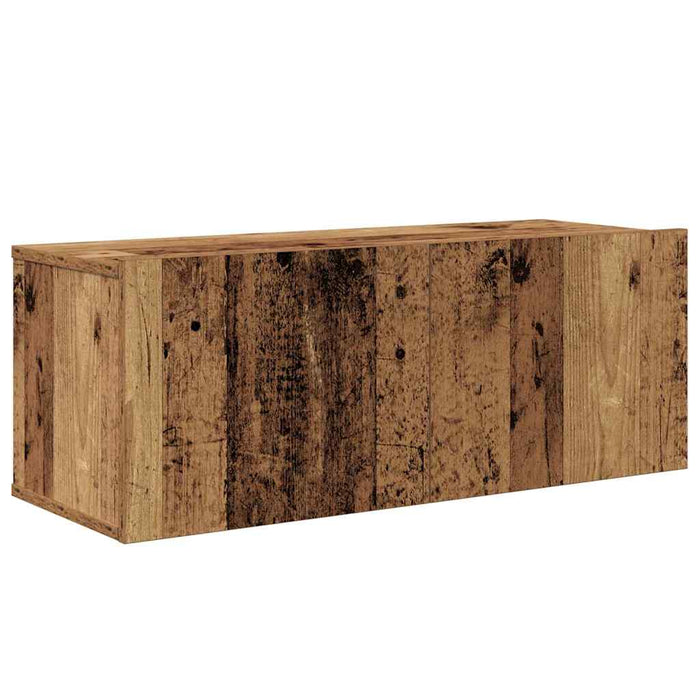 Set comodă TV 5 pcs Lemn vechi Mediu 100 cm x 30 cm x 30 cm - WALTI WALTI