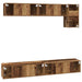 Set comodă TV 5 pcs Lemn vechi Mediu 100 cm x 30 cm x 30 cm - WALTI WALTI