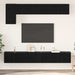 Set comodă TV 5 pcs Stejar negru 100 x 30 x 30 cm Lemn compozit - WALTI WALTI