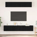 Set comodă TV 5 pcs Stejar negru 80 x 30 x 30 cm Lemn compozit - WALTI WALTI