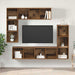 Set comodă TV cu depozitare 4 pcs Lemn vechi Lemn compozit - WALTI WALTI