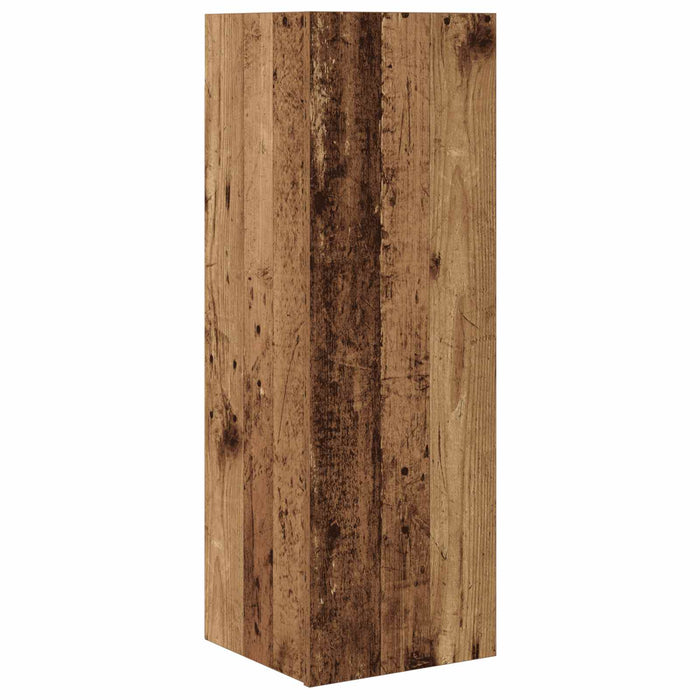 Set comodă TV 10 pcs Lemn Vechi 30,5 x 30 x 90 cm Lemn compozit - WALTI WALTI