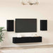 Set dulapuri TV cu raft 4 pcs Stejar negru 80 x 30 x 30.5 cm - WALTI WALTI