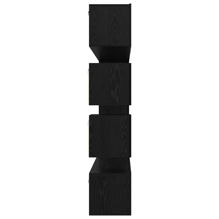 Set comodă TV Pe perete 10 pcs Stejar Negru Lemn compozit - WALTI WALTI