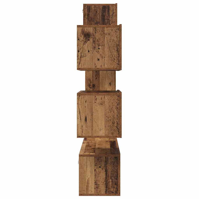 Set comodă TV 6 pcs Lemn vechi 30.5 x 30 x 90 cm Lemn compozit - WALTI WALTI