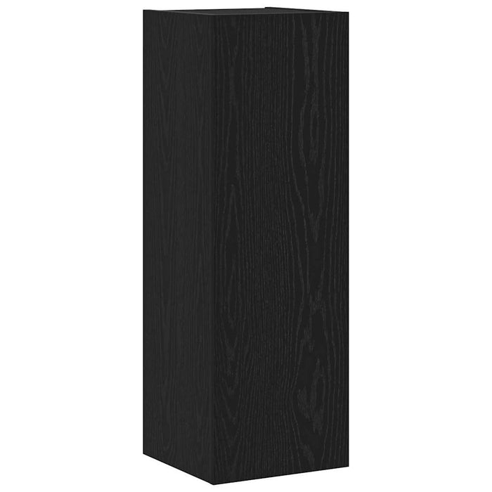 Set comodă TV cu raft Pe perete Altele 6 pcs Stejar negru 30.5 x 30 x 90 cm - WALTI WALTI