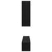Set comodă TV cu raft Pe perete Altele 6 pcs Stejar negru 30.5 x 30 x 90 cm - WALTI WALTI