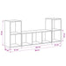Set comodă TV Pe perete 3 pcs Maro Lemn compozit - WALTI WALTI