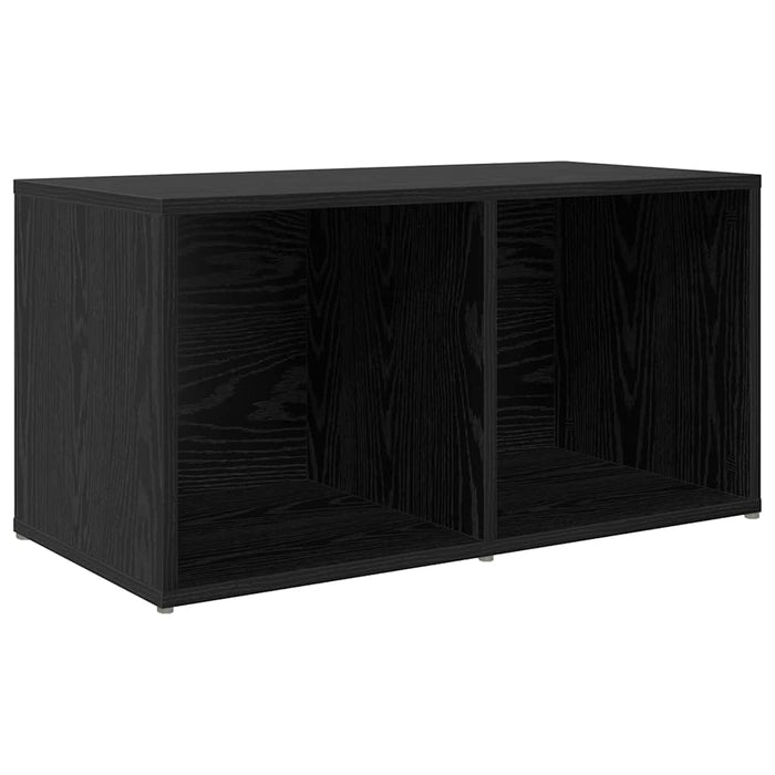 Set dulap TV Pe perete 8 pcs Stejar Negru Lemn compozit - WALTI WALTI