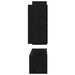 Set comodă TV Pe perete 4 pcs Stejar Negru Lemn compozit - WALTI WALTI