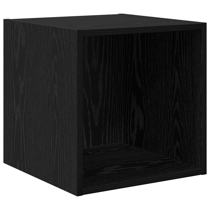 Set dulap TV 4 pcs Stejar negru 37 x 37 x 72 cm Lemn compozit - WALTI WALTI