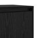 Bufet cu raft cu ușă 2 pcs Stejar negru 70 x 41 x 75 cm Lemn compozit - WALTI WALTI