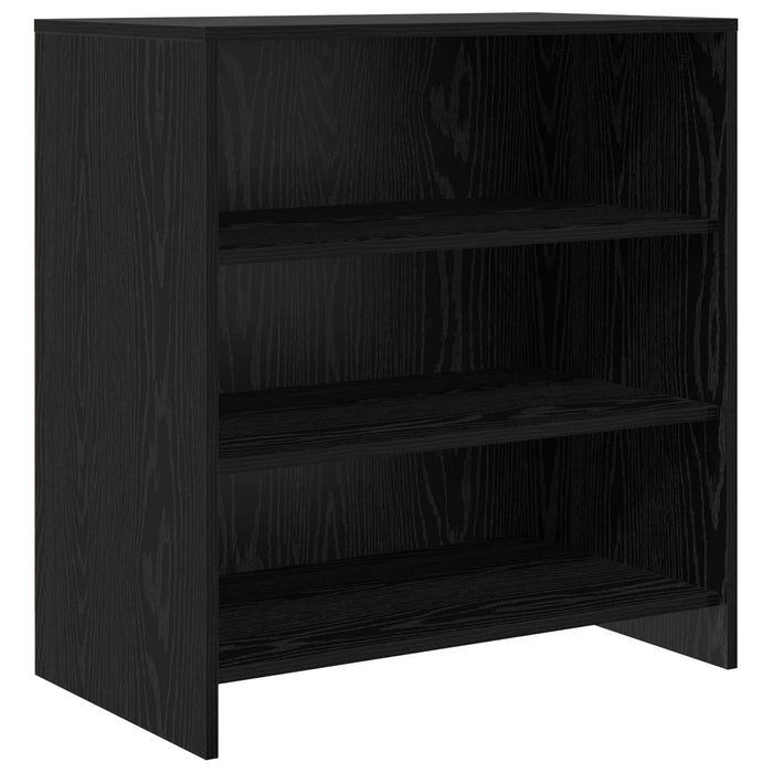Bufet 2 pcs Stejar Negru 70 x 41 x 75 cm Lemn compozit WALTI