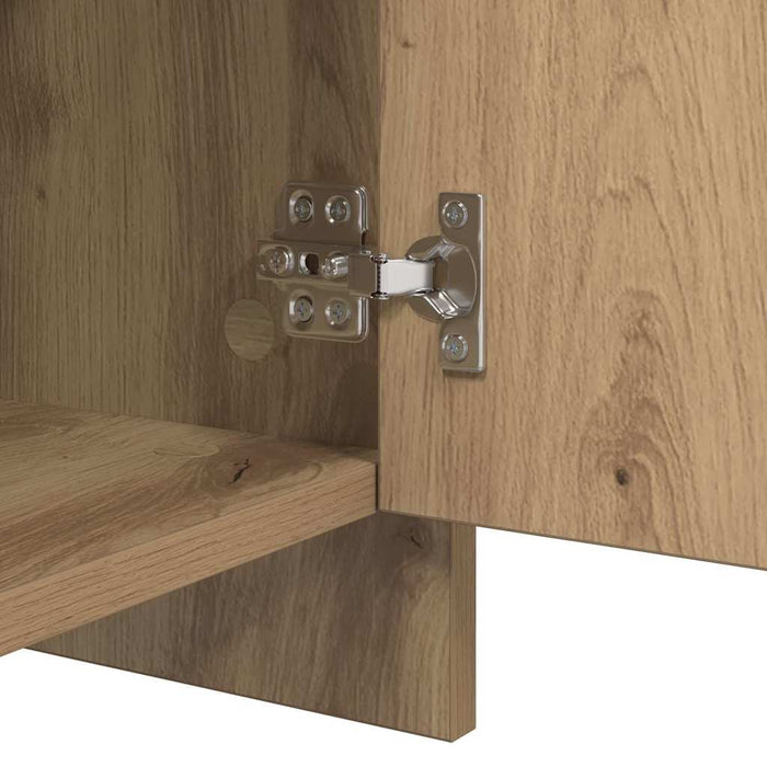 Bufet 2 pcs stejar artizanal 70 x 41 x 75 cm Lemn compozit - WALTI WALTI