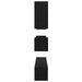 Set comodă TV Pe perete 8 pcs Stejar Negru Lemn compozit - WALTI WALTI