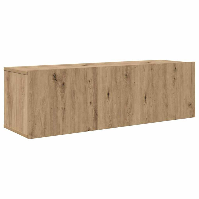 Set comodă TV cu sertar 4 pcs Stejar Artizanal Lemn compozit - WALTI WALTI
