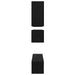 Set comodă TV Pe perete 8 pcs Stejar Negru Lemn compozit - WALTI WALTI