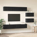 Set comodă TV Pe perete 8 pcs Stejar negru 60 x 30 x 30.5 cm - WALTI WALTI