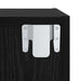 Set dulap TV cu raft Pe perete 2 pcs Stejar negru 37 x 37 x 142.5 cm - WALTI WALTI