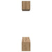 Set dulap TV 4 pcs stejar artizanal Mediu 80 x 30 x 30 cm - WALTI WALTI