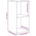 Set dulap TV Stejar negru 37 x 37 x 107 cm Lemn compozit - WALTI WALTI