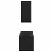 Set Dulap TV cu raft cu depozitare cu ușă 4 pcs Stejar negru 120 x 30 x 30 cm - WALTI WALTI