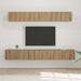 Set dulap TV 5 pcs stejar artizanal 80 x 30 x 30 cm Mediu - WALTI WALTI