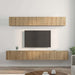 Set dulap TV 5 pcs stejar artizanal 80 x 30 x 30 cm Mediu - WALTI WALTI