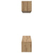 Set dulap TV 5 pcs stejar artizanal 80 x 30 x 30 cm Mediu - WALTI WALTI