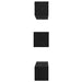Set comodă TV Pe perete 6 pcs Stejar negru Lemn compozit - WALTI WALTI