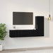 Set dulapuri TV 3 pcs Stejar negru mic 30.5 x 30 x 90 cm - WALTI WALTI