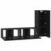 Set dulapuri TV 3 pcs Stejar negru mic 30.5 x 30 x 90 cm - WALTI WALTI