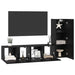 Set dulapuri TV 3 pcs Stejar negru mic 30.5 x 30 x 90 cm - WALTI WALTI