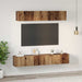 Set dulap TV 5 pcs Lemn vechi Standard Mediu Lemn compozit - WALTI WALTI
